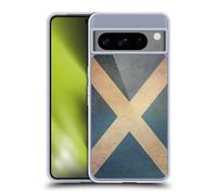 Head Case Designs Scotland Scottish Vintage Flags Set 2 Gel Case [Military Grade Protection] Compatible With Google Pixel 8 Pro