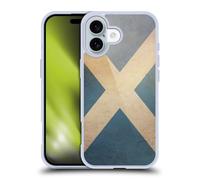 Head Case Designs Scotland Scottish Vintage Flags Set 2 Gel Case [Military Grade Protection] Compatible with Apple iPhone 16 and Compatible with MagSafe