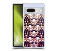 Head Case Designs Sea Pearls Marine Art Deco Gel Case [Military Grade Protection] Compatible With Google Pixel 7
