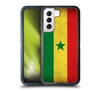 Head Case Designs Senegal Vintage World Flags Ultra-Armoured Shockproof Case [Military Grade Protection] Compatible With Samsung Galaxy S21 5G