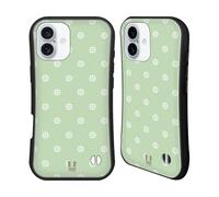 Head Case Designs Simple Print French Country Patterns Hybrid Case Compatible With Apple iPhone 16 Plus