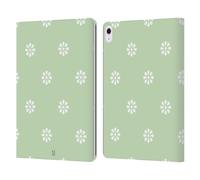 Head Case Designs Simple Print French Country Patterns Leather Wallet Case Compatible With Apple iPad Air 13 2024/2025