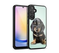 Head Case Designs Sitting Dachshund Puppy Popular Dog Breeds Gel Armour Case [Military Grade Protection] Compatible With Samsung Galaxy A25 5G