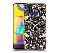 Head Case Designs Skull Mandala Trendy Mix Hard Back Case Compatible With Samsung Galaxy M31 (2020)