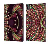 Head Case Designs Sloth Aztec Animal Faces 2 Leather Wallet Case Compatible With Apple iPad Pro 11 M4 2024