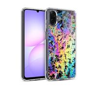 Head Case Designs Splatter Oil Slick Prints Gel Case [Military Grade Protection] Compatible With Samsung Galaxy A07 4G