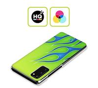 Head Case Designs Striking Lime Flame Decals Hard Back Case Compatible With Galaxy A52 / A52s / 5G (2021)