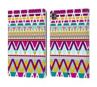 Head Case Designs Sugared Aztec Candy Tribal Leather Wallet Case Compatible With Apple iPad Pro 13 M4 2024