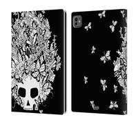Head Case Designs Swarm Doodle Mix Leather Wallet Case Compatible With Apple iPad Pro 11 M4 2024