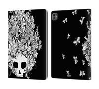 Head Case Designs Swarm Doodle Mix Leather Wallet Case Compatible With Apple iPad Pro 13 M4 2024