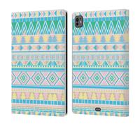 Head Case Designs Sweet Aztec Candy Tribal Leather Wallet Case Compatible With Apple iPad Pro 11 M4/M5 2024/2025