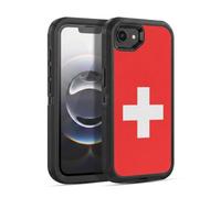 Head Case Designs Switzerland Swiss Schweiz Football World Flags Group 2 Ultra-Armoured Shockproof Case [Military Grade Protection] Compatible With Apple iPhone 16e / iPhone 17e