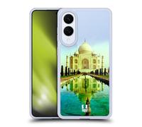 Head Case Designs Taj Mahal India Best Of Places Set 3 Gel Case [Military Grade Protection] Compatible With Samsung Galaxy S25 Edge