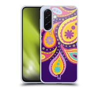 Head Case Designs Taro Paisley Patterns Gel Case [Military Grade Protection] Compatible With Samsung Galaxy A36 5G