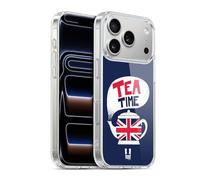 Head Case Designs Tea Time London Prints Gel Case [Military Grade Protection] Compatible with Apple iPhone 17 Pro and Compatible with MagSafe
