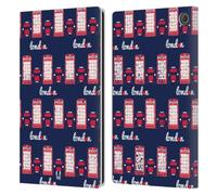 Head Case Designs Telephone Box And Taxi London Best Leather Wallet Case Compatible With Amazon Fire Max 11 2023
