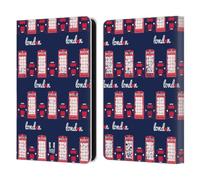 Head Case Designs Telephone Box And Taxi London Best Leather Wallet Case Compatible With Amazon Kindle 11th Gen (2024)