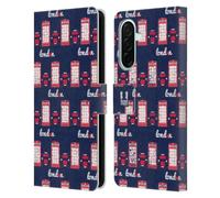Head Case Designs Telephone Box And Taxi London Best Leather Wallet Case Compatible With Samsung Galaxy A26 5G