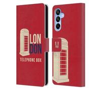 Head Case Designs Telephone Box London Best Leather Wallet Case Compatible With Samsung Galaxy A16 5G