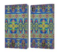 Head Case Designs Tibet Temple Drum Tibetan Pattern Leather Wallet Case Compatible With Apple iPad Pro 11 M4 2024