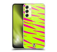 Head Case Designs Tiger Neon Prints Hard Back Case Compatible With Samsung Galaxy A34 5G