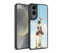 Head Case Designs Totem Animals On Rope Funny Animals Gel Armour Case [Military Grade Protection] Compatible With Samsung Galaxy S25 Edge