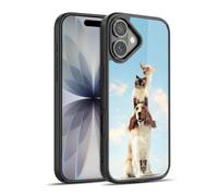 Head Case Designs Totem Animals On Rope Funny Animals Gel Armour Case [Military Grade Protection] Compatible With Apple iPhone 17