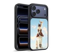 Head Case Designs Totem Animals On Rope Funny Animals Gel Armour Case [Military Grade Protection] Compatible With Apple iPhone 17 Pro