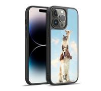 Head Case Designs Totem Animals On Rope Funny Animals Gel Armour Case [Military Grade Protection] Compatible With Apple iPhone 14 Pro Max
