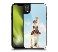 Head Case Designs Totem Animals On Rope Funny Animals Gel Armour Case [Military Grade Protection] Compatible With Apple iPhone XR