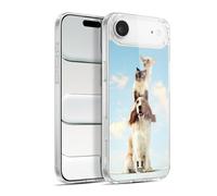 Head Case Designs Totem Animals On Rope Funny Animals Gel Case [Military Grade Protection] Compatible with Apple iPhone 17 Air and Compatible with MagSafe