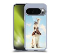 Head Case Designs Totem Animals On Rope Funny Animals Gel Case [Military Grade Protection] Compatible with Google Pixel 10 and Compatible with MagSafe