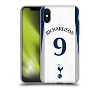 Head Case Designs Tottenham Hotspur F.C. 202526 Players Home Kit 2nd Group Richarlison Soft Gel Case for Apple iPhone X iPhone XS
