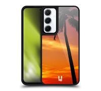 Head Case Designs Tropical Sunset Under The Red Sky Beautiful Beaches Gel Armour Case [Military Grade Protection] Compatible With Samsung Galaxy A55 5G