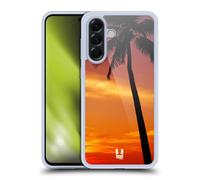 Head Case Designs Tropical Sunset Under The Red Sky Beautiful Beaches Gel Case [Military Grade Protection] Compatible With Samsung Galaxy A56 5G
