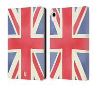 Head Case Designs Union Jack London Best Leather Wallet Case Compatible With Apple iPad mini (2021/2024)
