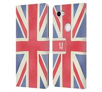 Head Case Designs Union Jack London Best Leather Wallet Case Compatible With Google Pixel 3a XL