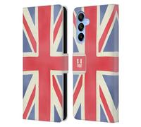 Head Case Designs Union Jack London Best Leather Wallet Case Compatible With Samsung Galaxy A16 5G