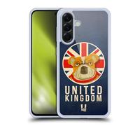 Head Case Designs United Kingdom Patriotic Animals Gel Case [Military Grade Protection] Compatible With Samsung Galaxy A56 5G