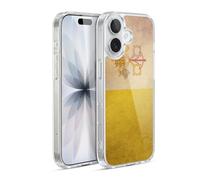 Head Case Designs Vatican Vintage Flags Set 2 Gel Case [Military Grade Protection] Compatible with Apple iPhone 17 and Compatible with MagSafe