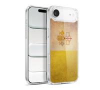 Head Case Designs Vatican Vintage Flags Set 2 Gel Case [Military Grade Protection] Compatible with Apple iPhone 17 Air and Compatible with MagSafe