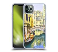 Head Case Designs Venice Italy Gondola Canal Best Of Places Set 3 Soft Gel Case [Military Grade Protection] Compatible With Apple iPhone 11 Pro Max