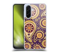 Head Case Designs Violet Paisley Patterns Series 2 Gel Case [Military Grade Protection] Compatible With Samsung Galaxy A36 5G