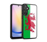 Head Case Designs Wales Welsh Cymru Red Dragon Football Country Flags Gel Armour Case [Military Grade Protection] Compatible With Samsung Galaxy A25 5G