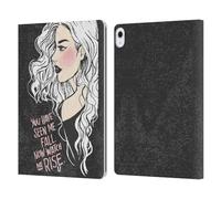 Head Case Designs Watch Me Rise Feminism Leather Wallet Case Compatible With Apple iPad Air 13 2024/2025