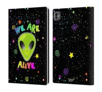 Head Case Designs We Are Alive Aliens Leather Wallet Case Compatible With Apple iPad Pro 11 M4/M5 2024/2025