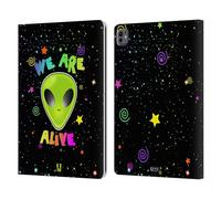 Head Case Designs We Are Alive Aliens Leather Wallet Case Compatible With Apple iPad Pro 13 M4 2024