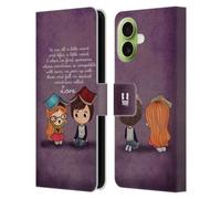 Head Case Designs Weirdness Aglow With Love Leather Wallet Case Compatible With Apple iPhone 17