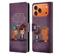 Head Case Designs Weirdness Aglow With Love Leather Wallet Case Compatible With Apple iPhone 17 Pro Max
