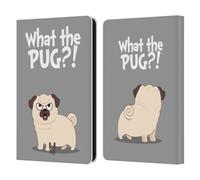 Head Case Designs What Grey Piper The Pug Leather Wallet Case Compatible With Amazon Kindle Paperwhite 6